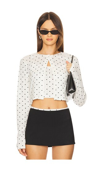 Pointelle Cardigan in Pointelle Dot | Revolve Clothing (Global)