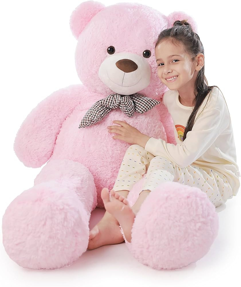 Poutmac 47 inch Giant Teddy Bear Stuffed Animal Big Plush Teddy Bear Valentine's Gift for Girlfri... | Amazon (US)