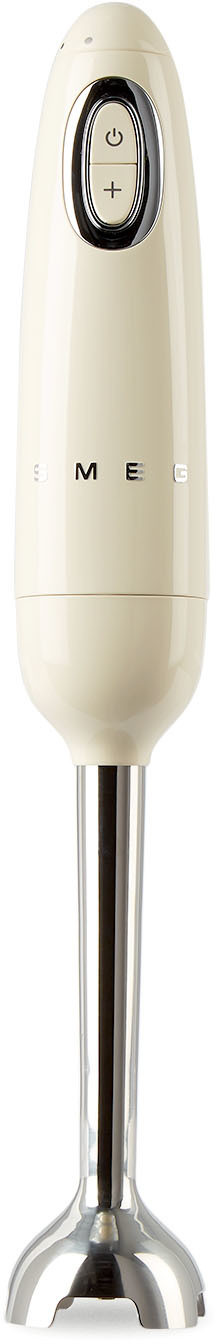 Beige Retro-Style Hand Blender | SSENSE