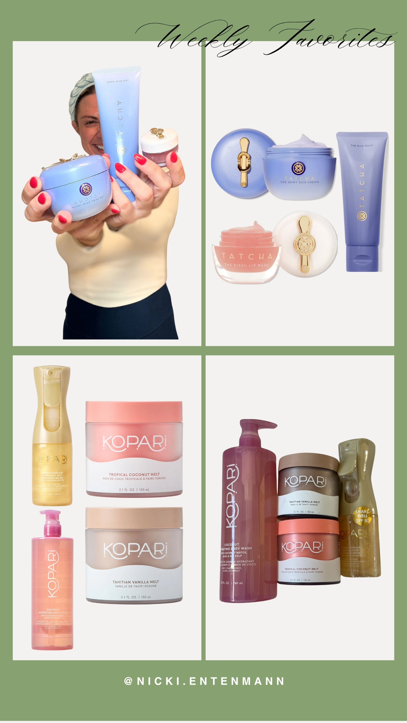 Glowing skin unlocked! This week’s beauty & skincare faves from Tatcha & Kopari are hydration-packed and oh-so-good. Who else is obsessed with these essentials? ✨💖🌿🛍️💦

Tatcha, Kopari, beauty, skincare, glow, hydration, self-care, clean beauty, radiant skin, must-have 

 #LTKStyleTip #LTKBeauty #LTKSwim