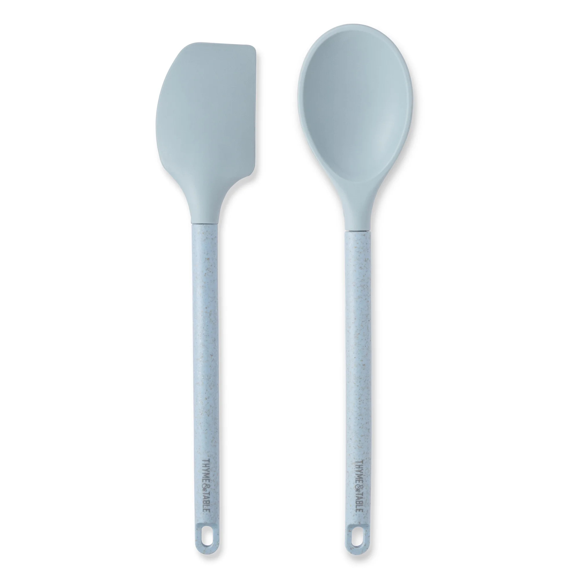 Thyme & Table Spatula & Spoon Set with Recycled Wheat Fiber Handle | Walmart (US)