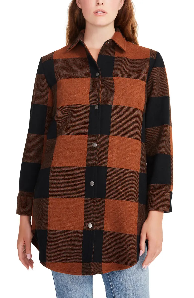 Eldridge Oversize Buffalo Check Shirt Jacket | Nordstrom