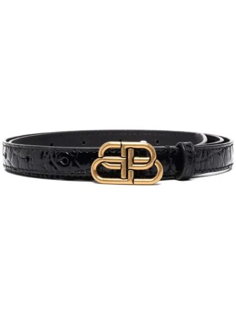 Balenciaga logo-buckle Belt - Farfetch | Farfetch Global