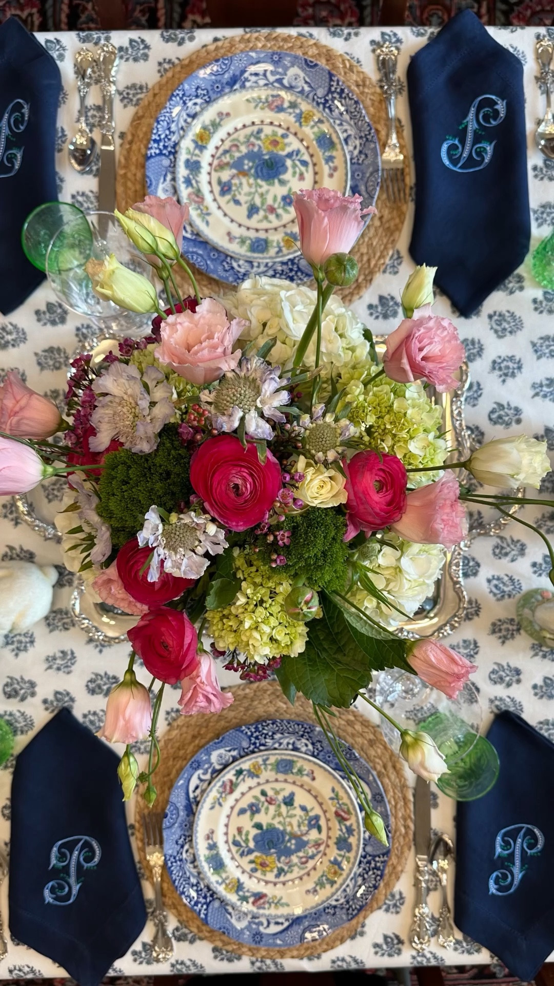 Beautiful blue and white spring, and Easter table! ￼

#LTKSeasonal #LTKHome #LTKdayinmylife