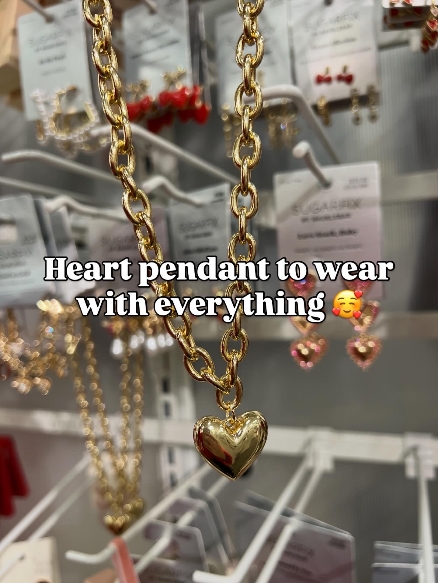 Heart pendant at Target, nice weight to it! #target valentines 

#LTKFindsUnder50