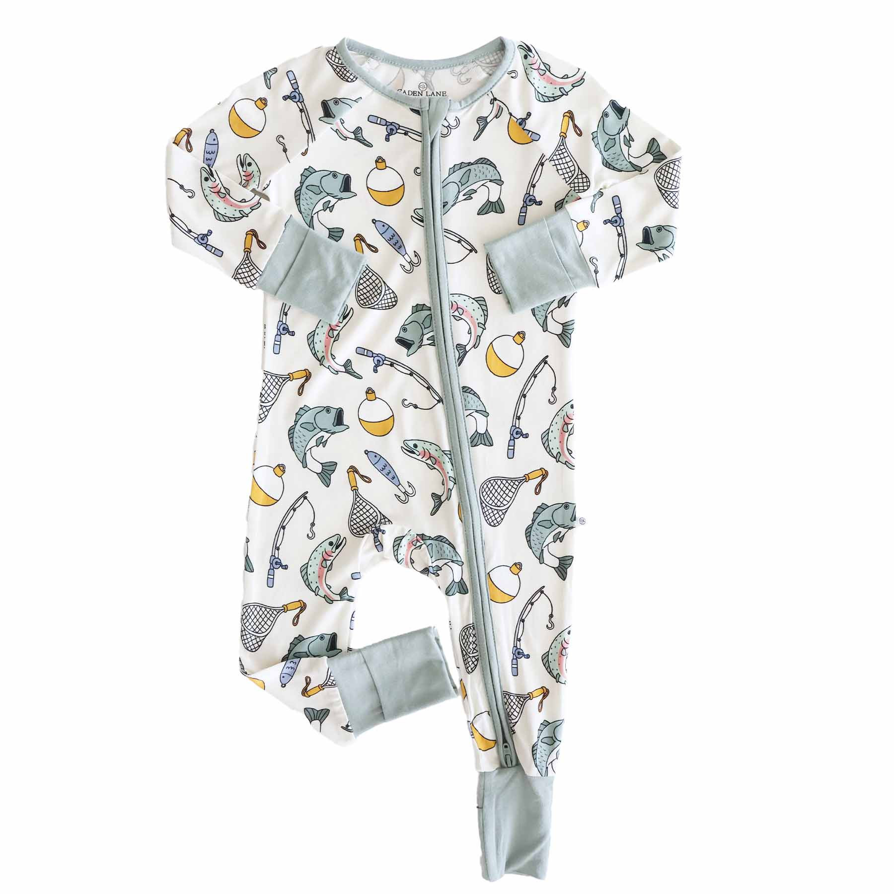 Catch of the Day Convertible Zip Romper | Persnickety