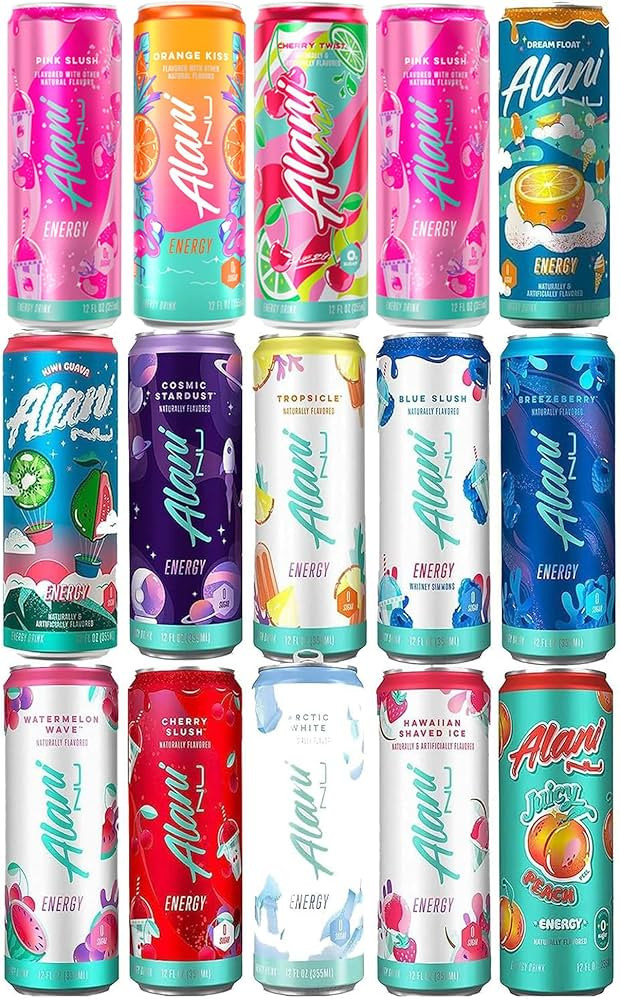 Alani. Nu Energy Drink Variety Pack | (Pack Of 15) | 12 Different Flavors : Mimosa, Arctic White,... | Amazon (US)