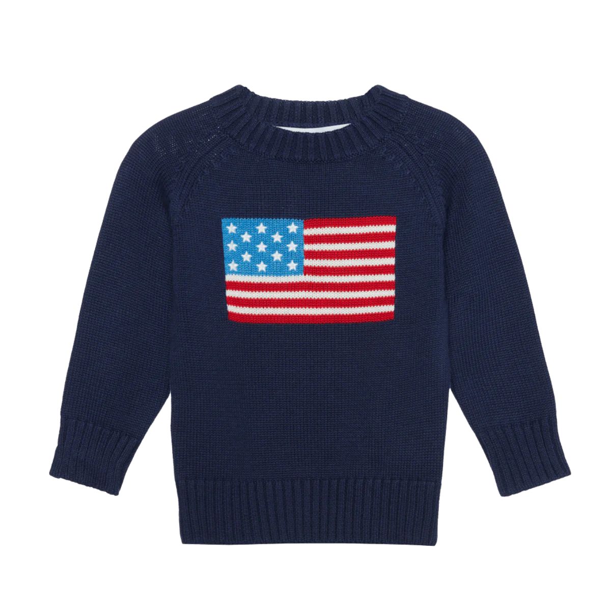 American Flag Crewneck Sweater | Ellsworth & Ivey