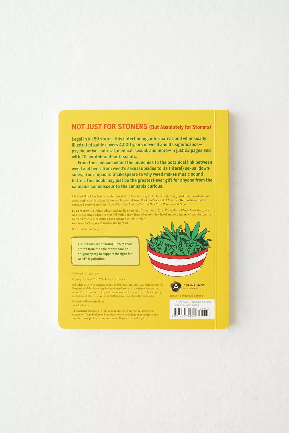 The Scratch & Sniff Book Of Weed By Seth Matlins & Eve Epstein | Urban Outfitters (US and RoW)