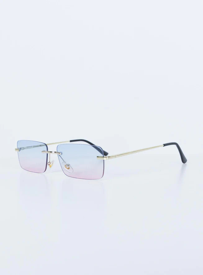 Indi Sunglasses Blue Ombre | Princess Polly US