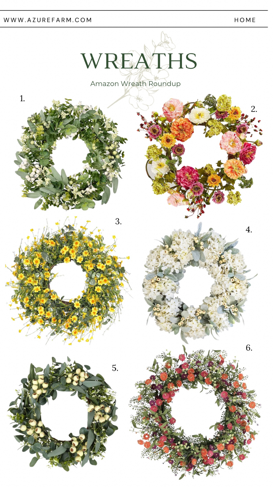 Summer Wreath Roundup from Amazon! 



#LTKhome #LTKSeasonal #LTKstyletip