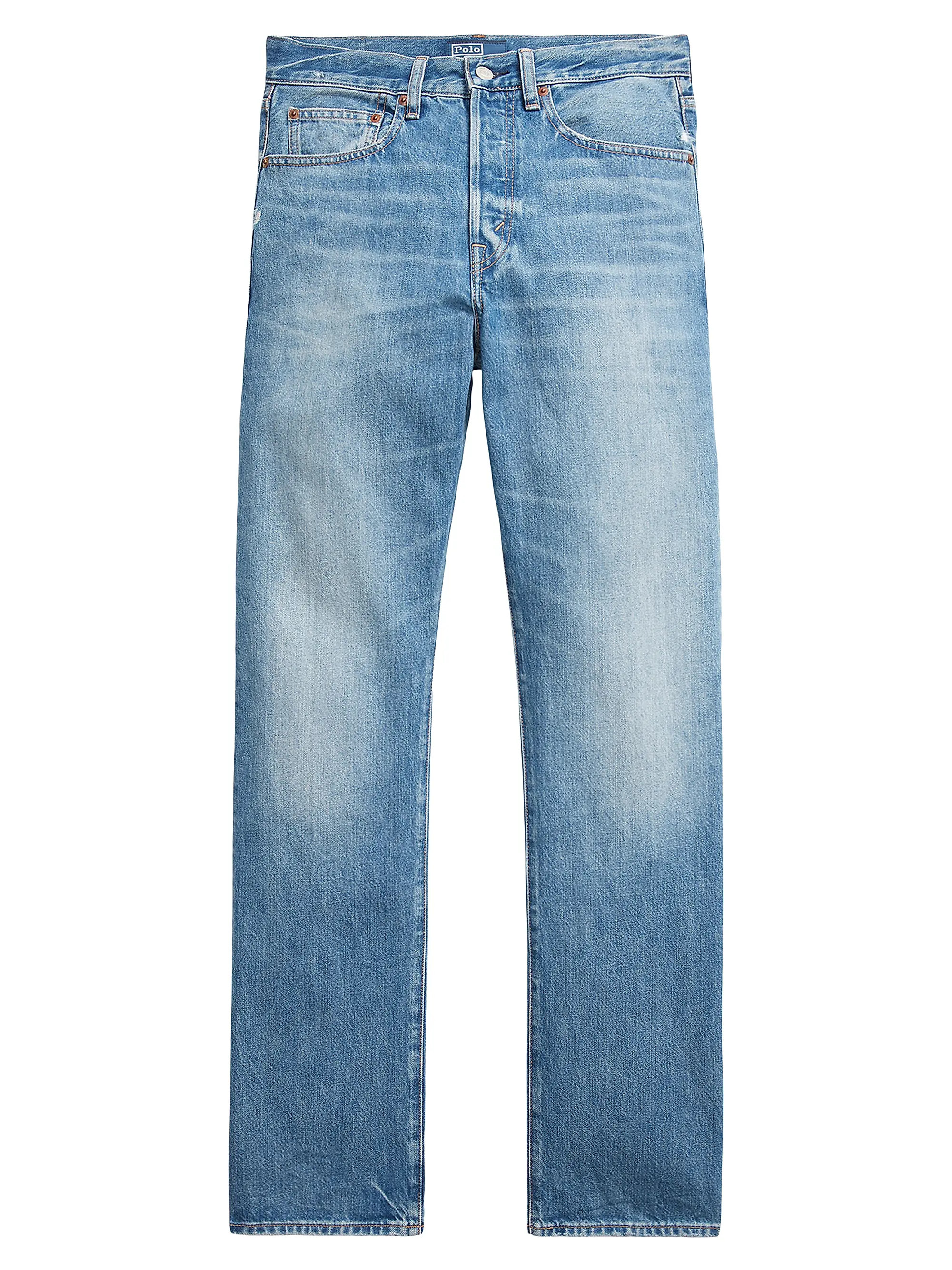 Polo Ralph Lauren High-Rise Straight-Leg Jeans | Saks Fifth Avenue | Saks Fifth Avenue