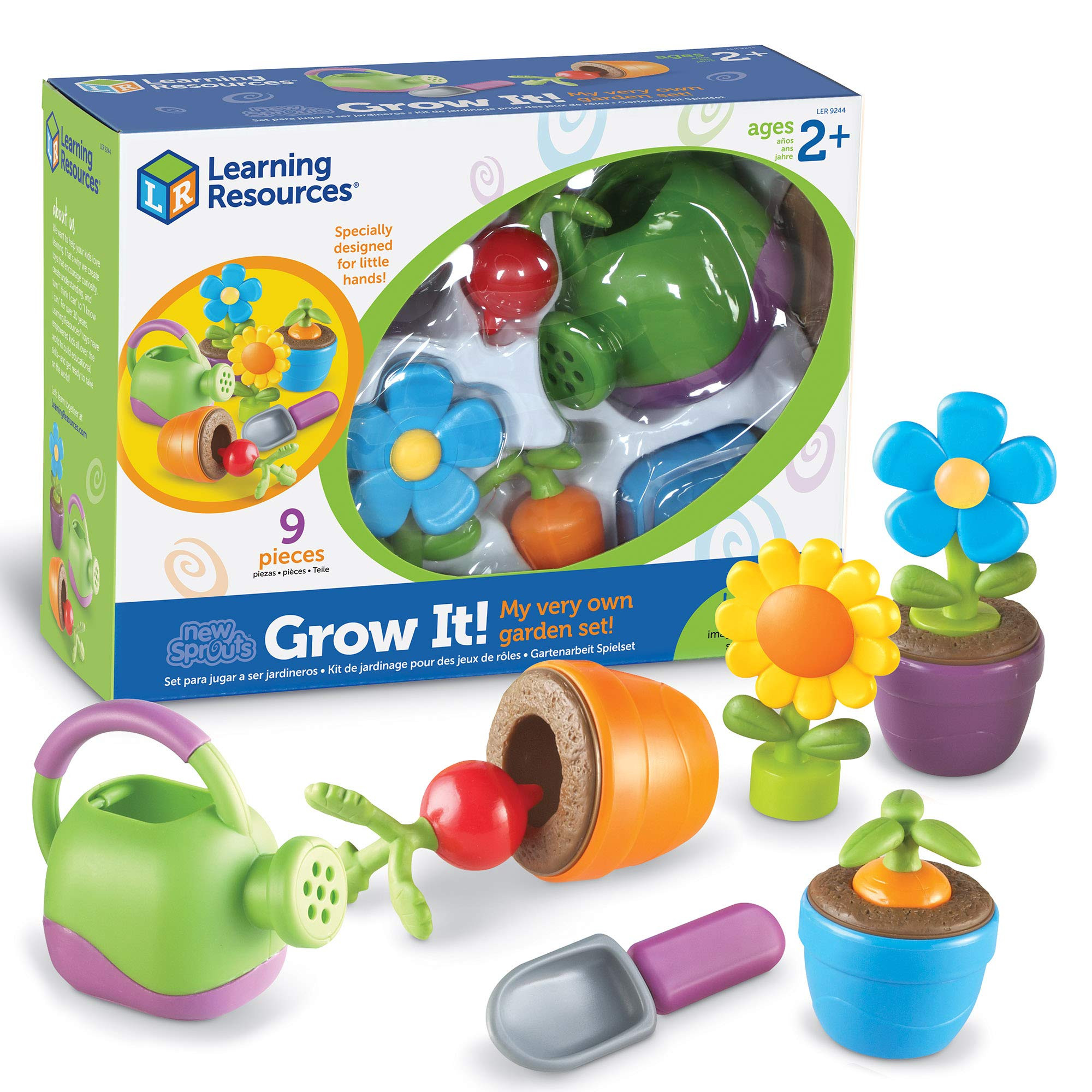 Learning Resources New Sprouts Grow It! Toddler Gardening Set - 9 Pieces, Ages 2+ Toddler Learnin... | Amazon (US)