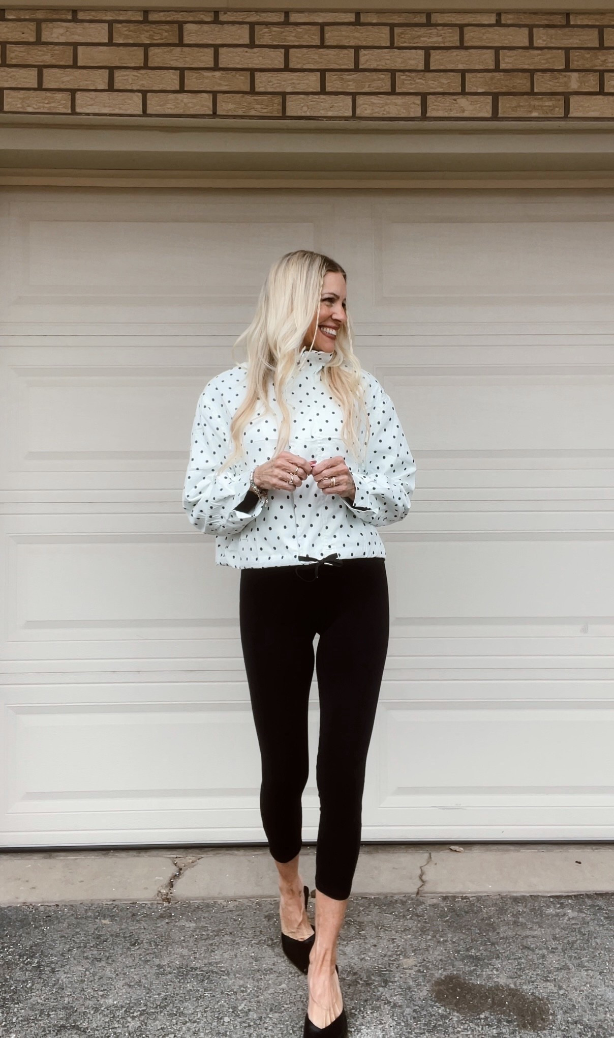 Trendy Spring outfit 

#spring #outfit #polkadot #capris 

#LTKootd #LTKspringtrends #LTKOver40