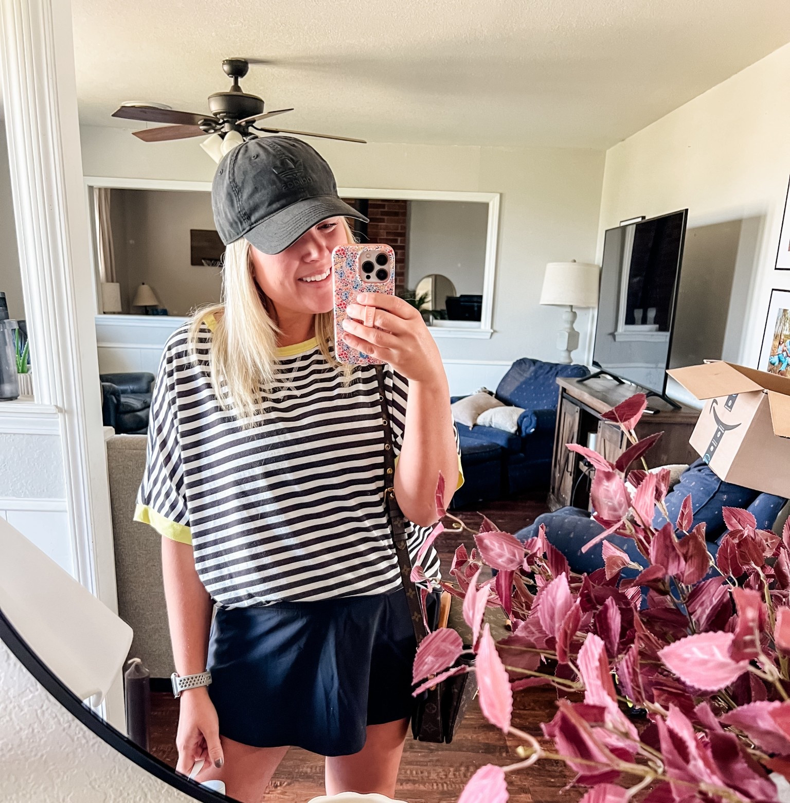 Fall outfit, Texas fall, pumpkin patch outfit, SAHM mom outfit, skort, Amazon outfit

#LTKActive #LTKStyleTip #LTKFindsUnder50