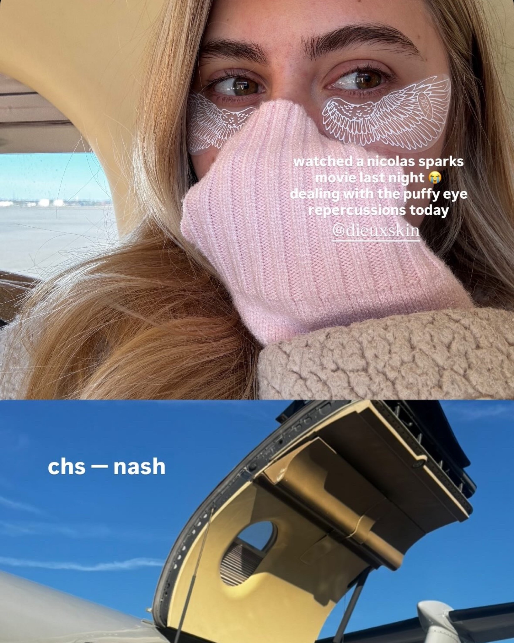 reusable eye masks! these wings ones were limited edition but they still sell similar! 