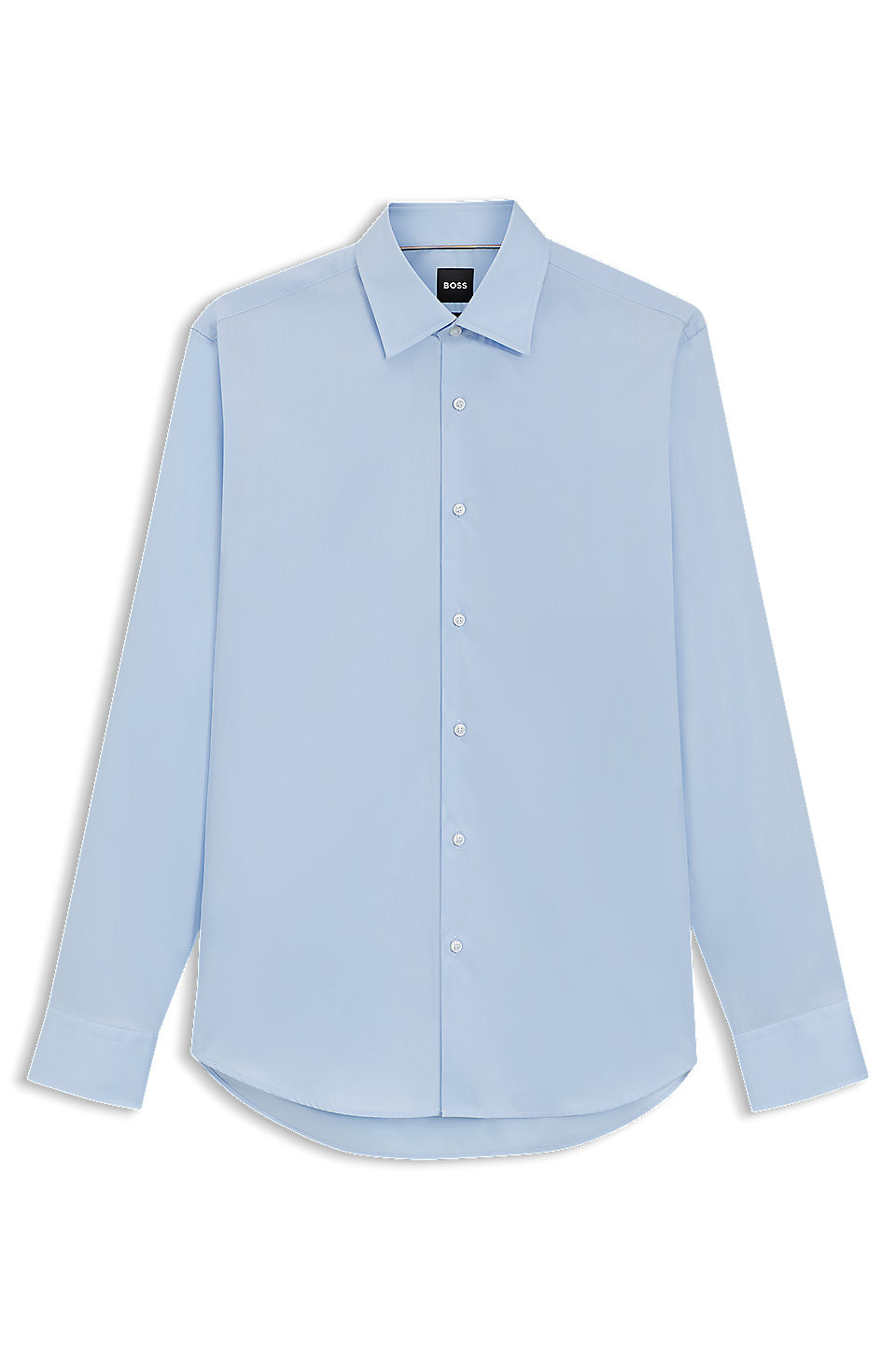Regular-fit shirt in easy-iron cotton poplin | HUGO BOSS AG - Australia
