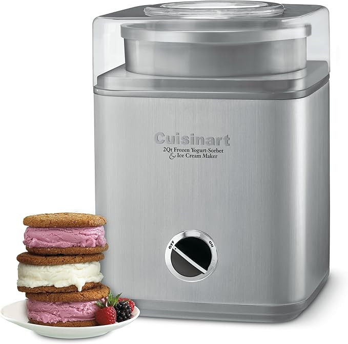 Cuisinart Ice Cream Maker Machine, 2-Quart Ice Cream, Sorbet and Frozen Yogurt Machine, Fully Aut... | Amazon (US)
