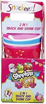 Snackeez Shopkins 2 in 1 Snack and Drink Cup | Amazon (US)