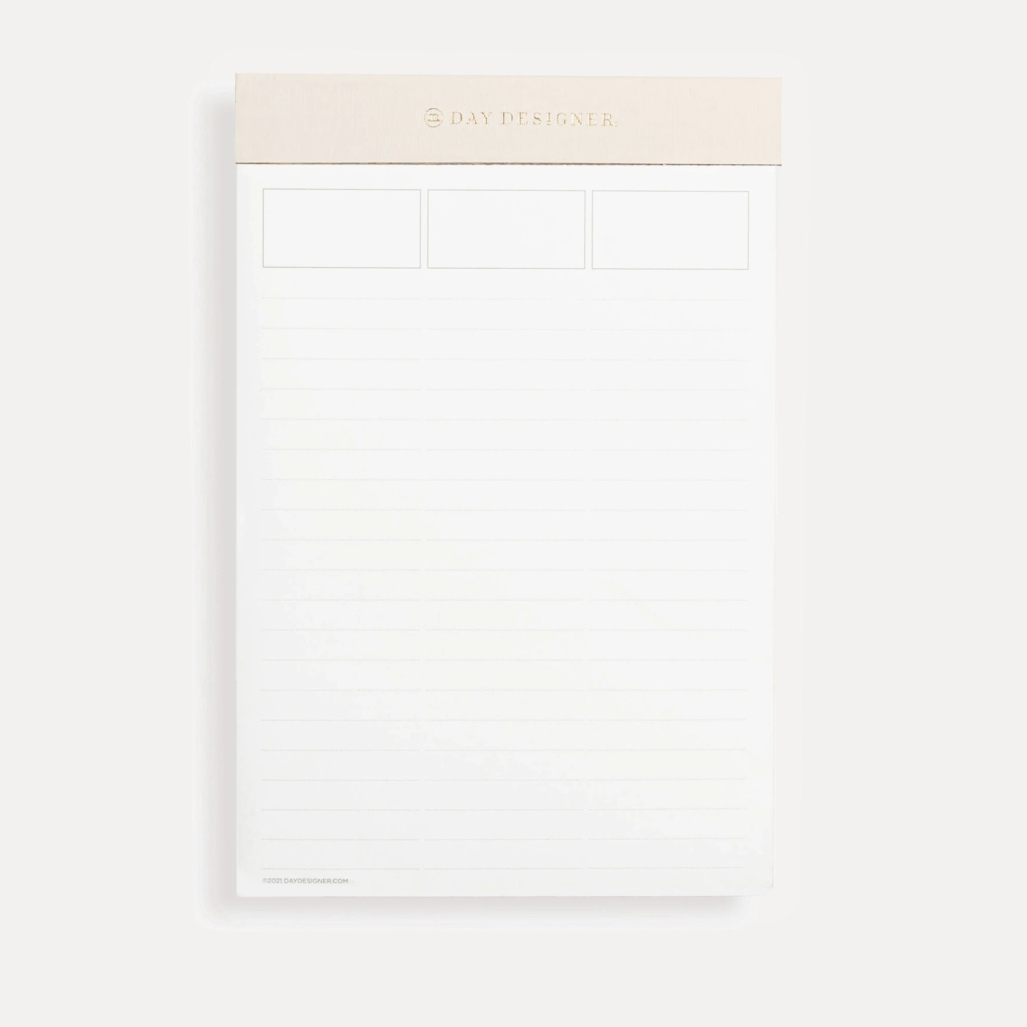 Lined Notes Desktop Pad: Blush | Day Designer