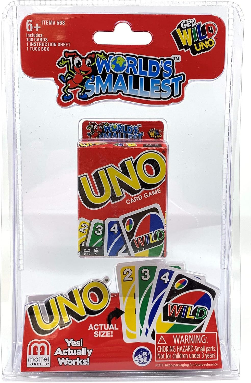 World's Smallest Uno Card Game | Amazon (US)