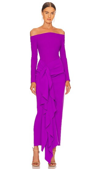 Lotus Midi Dress in Purple | Revolve Clothing (Global)
