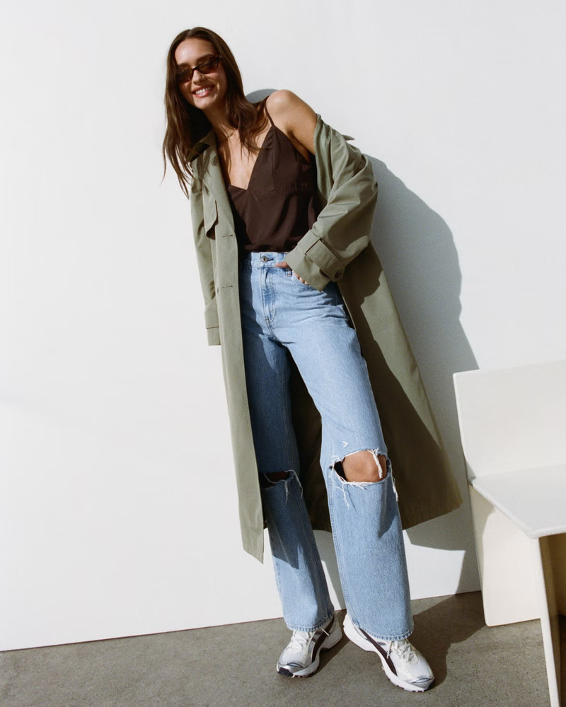 High Rise Loose Jean | Abercrombie & Fitch (US)