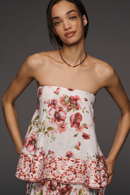 Maeve Strapless Swingy Top | Anthropologie (US)