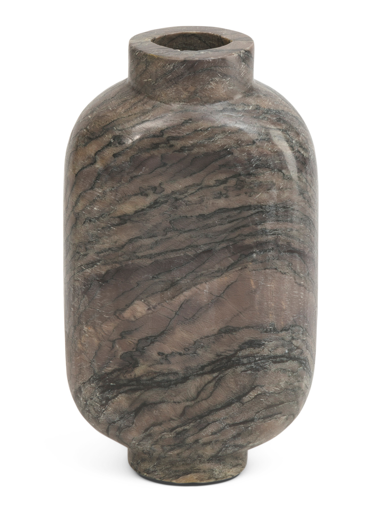 9x5 Solid Marble Levanto Contemporary Vase | TJ Maxx