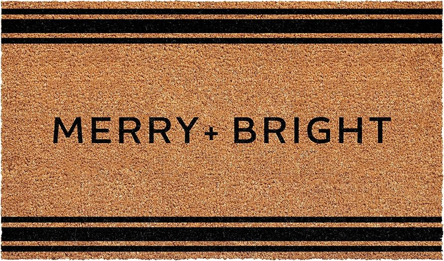 Calloway Mills 109041729 French Stripe Merry + Bright Doormat 17" x 29" | Amazon (US)