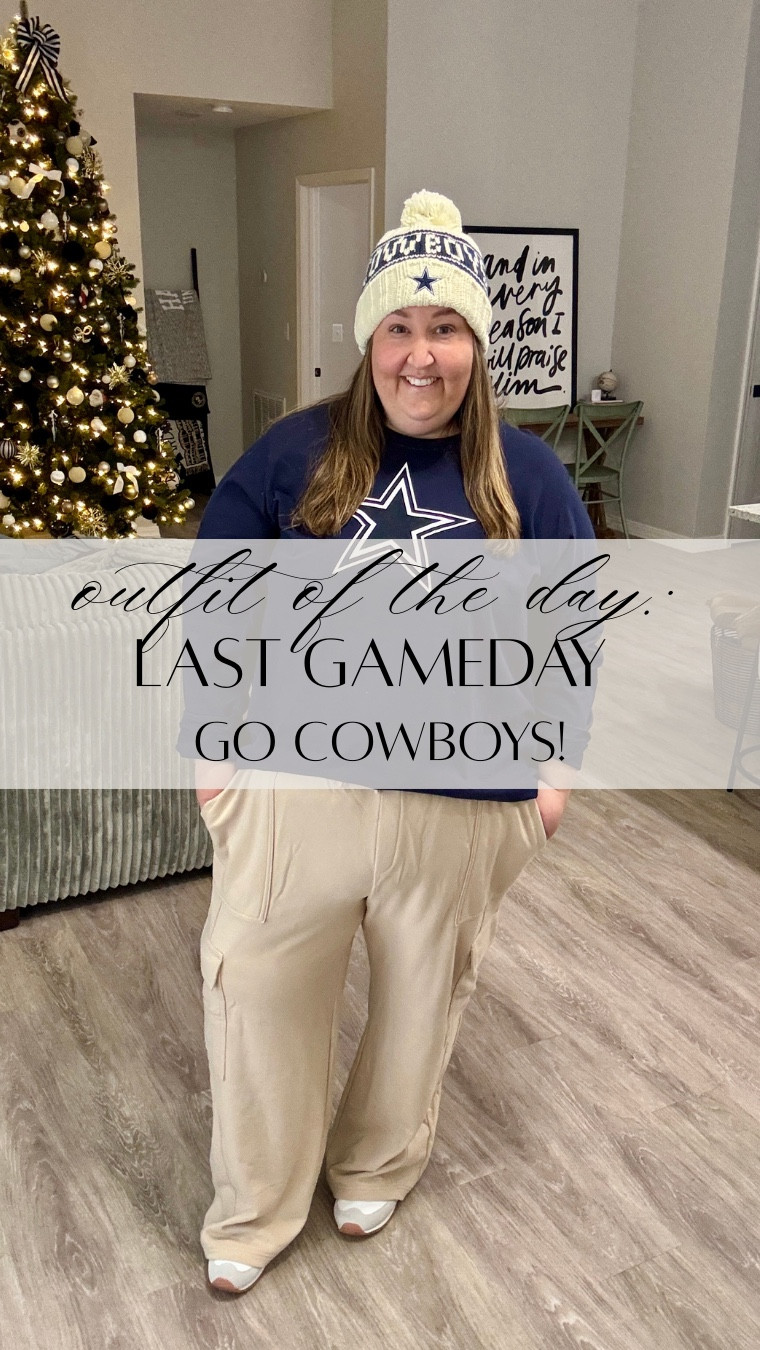 Last Cowboys gameday fit of the year! 

I love football! Can’t wait for next year 🏈🏈 

#rebekahelizstyle

#LTKFindsUnder50 #LTKPlusSize #LTKootd