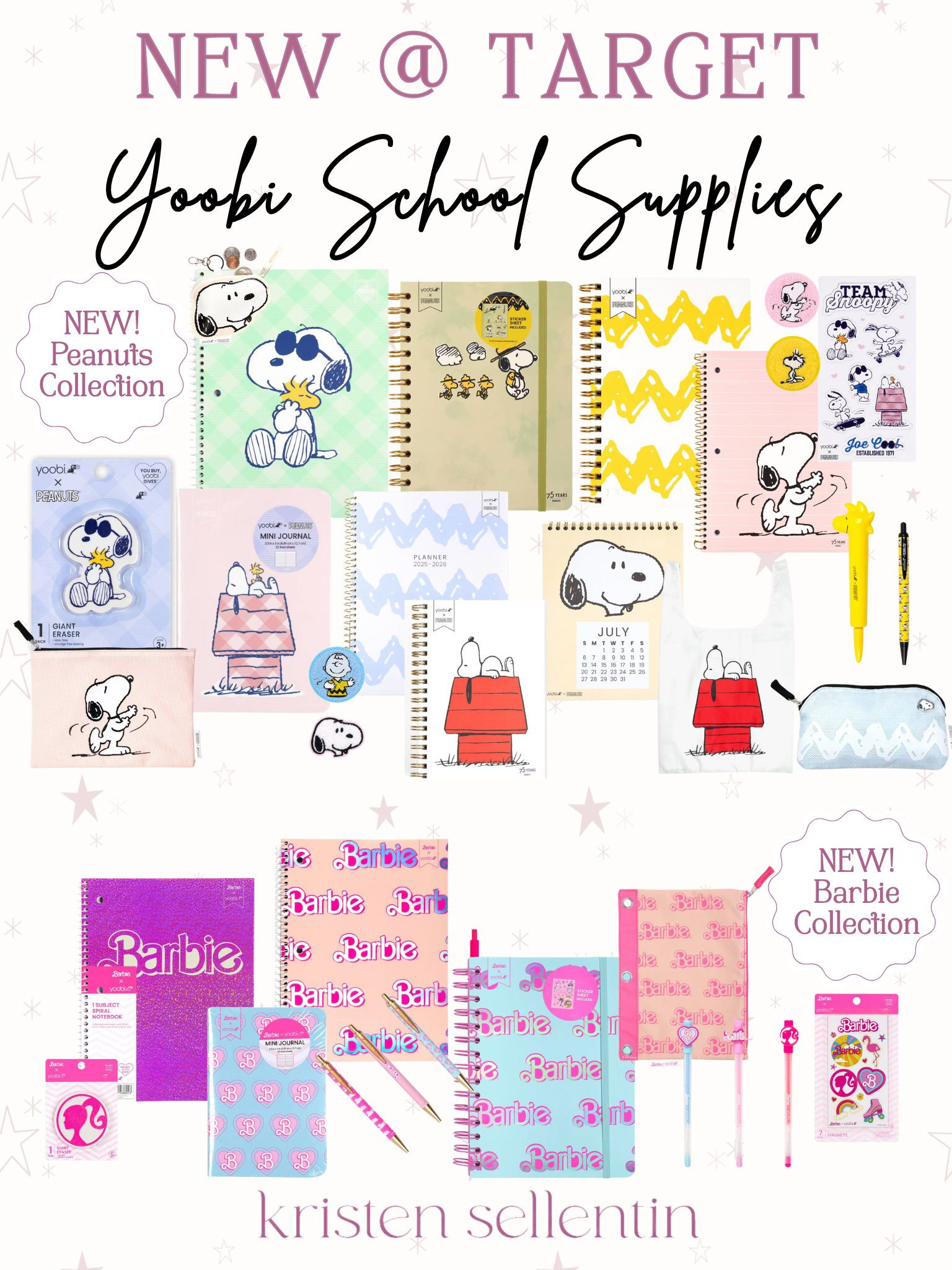 NEW @ Target! Yoobi x Peanuts & Barbie School Supplies! So cute! 

 

#LTKSeasonal #LTKKids