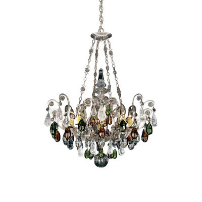 Renaissance 8 - Light Candle Style Chandelier with Crystal Accents | Perigold