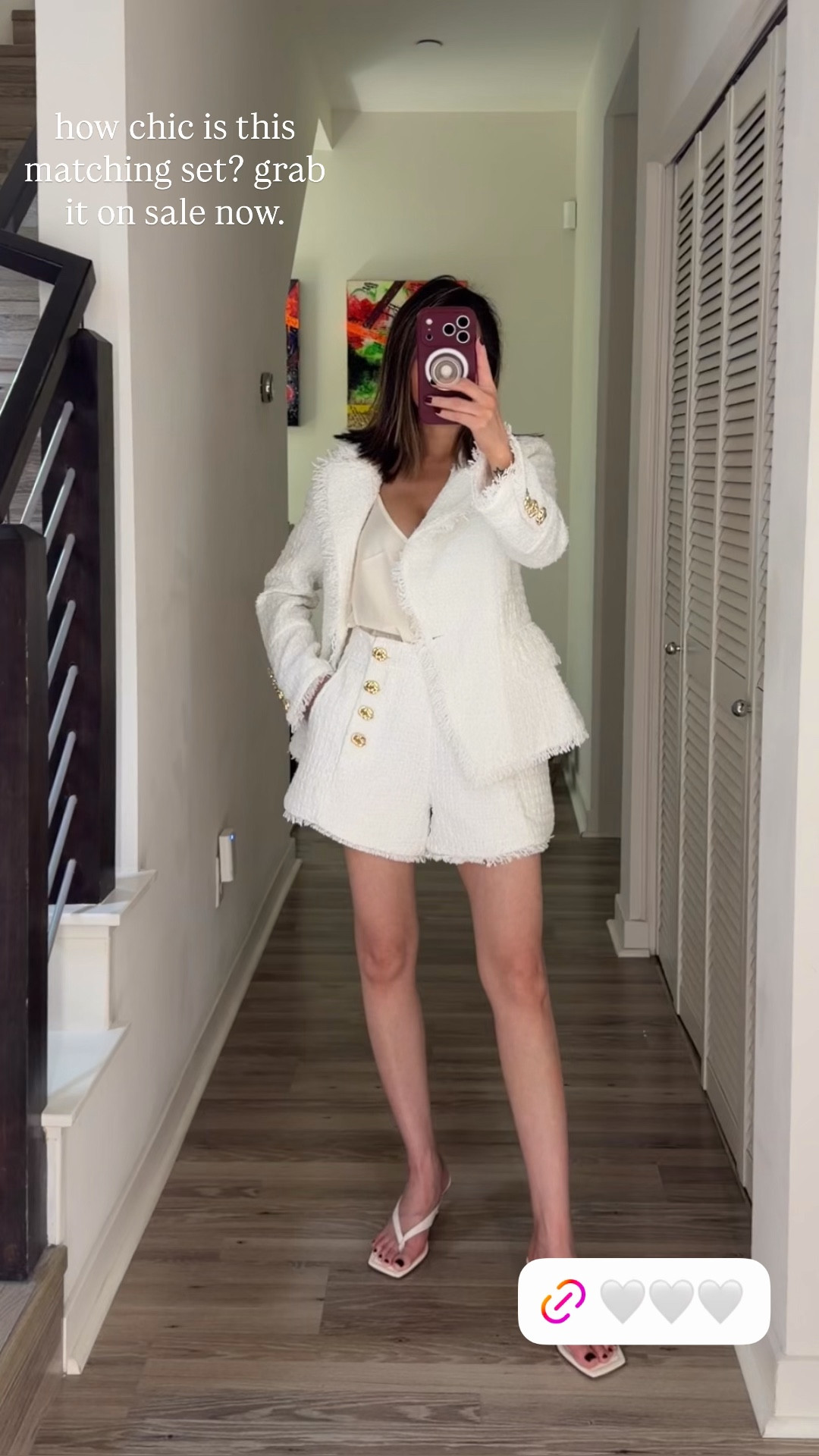 Happy Easter 🐣 How chic is this matching tweed set? It’s currently on sale. 

Easter outfit, matching set, blazer, shorts, camisole, The Noli Shop, The Stylizt 



#LTKSaleAlert #LTKdayinmylife #LTKootd