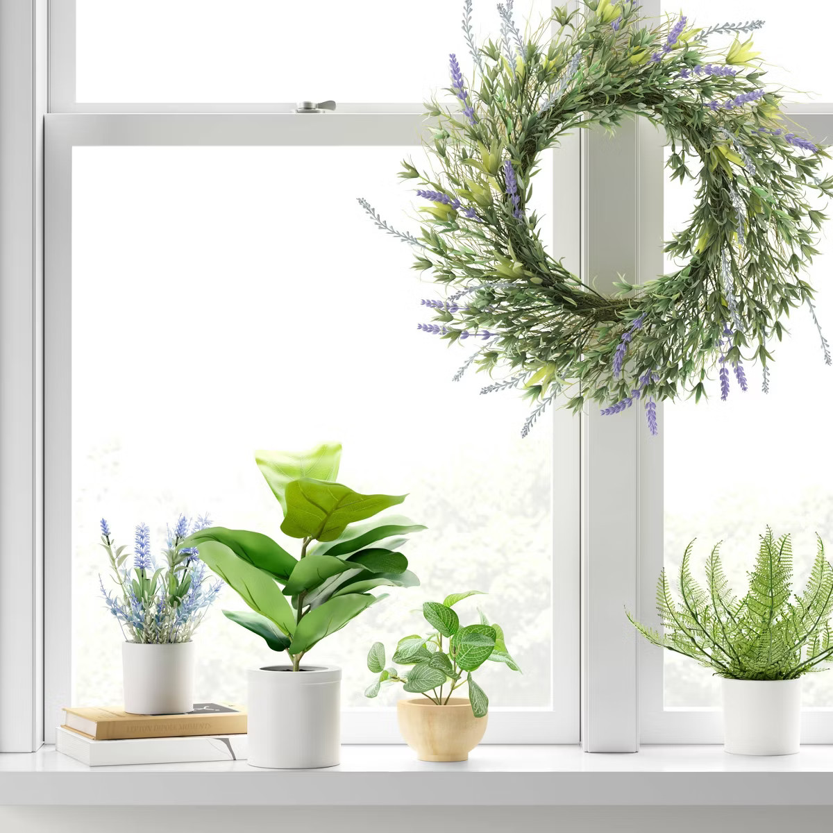 15" x 10" Artificial Fiddle Leaf Plant in Pot - Threshold™ | Target