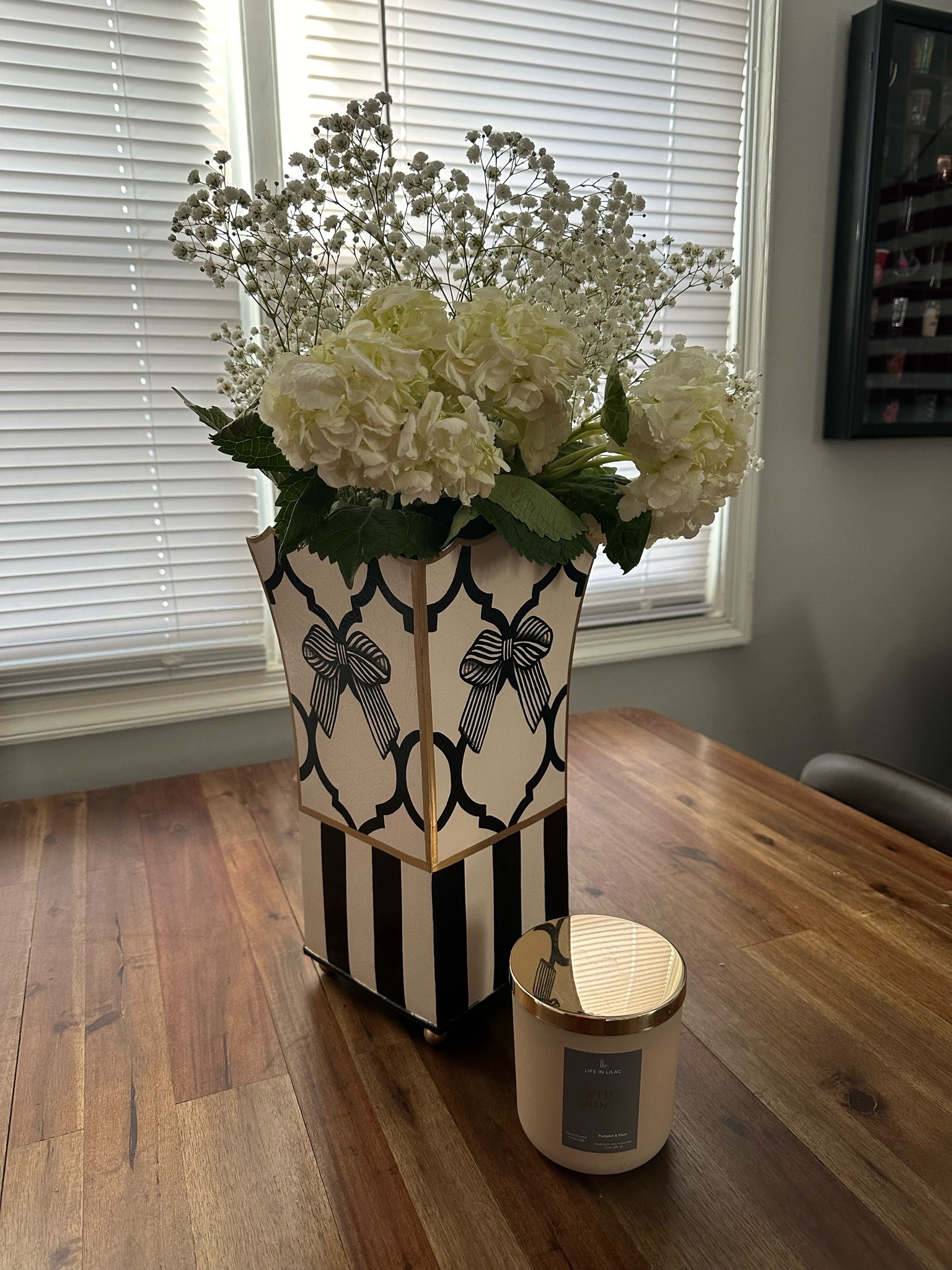 pretty as a bow vase by Mackenzie Childs! stunning, luxe, vase. #vase #luxvase #blackandwhitevase #designervase 

#LTKstyletip #LTKhome #LTKGiftGuide