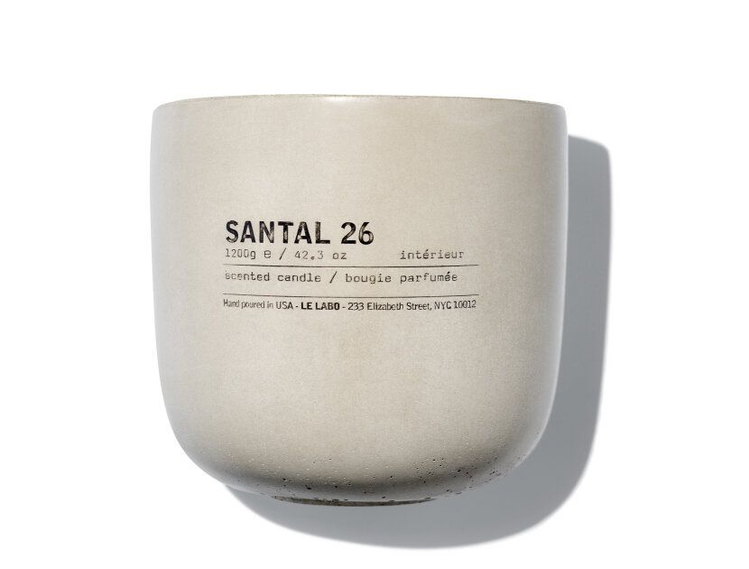 Le Labo Santal 26 Concrete Candle - Grey | Violet Grey