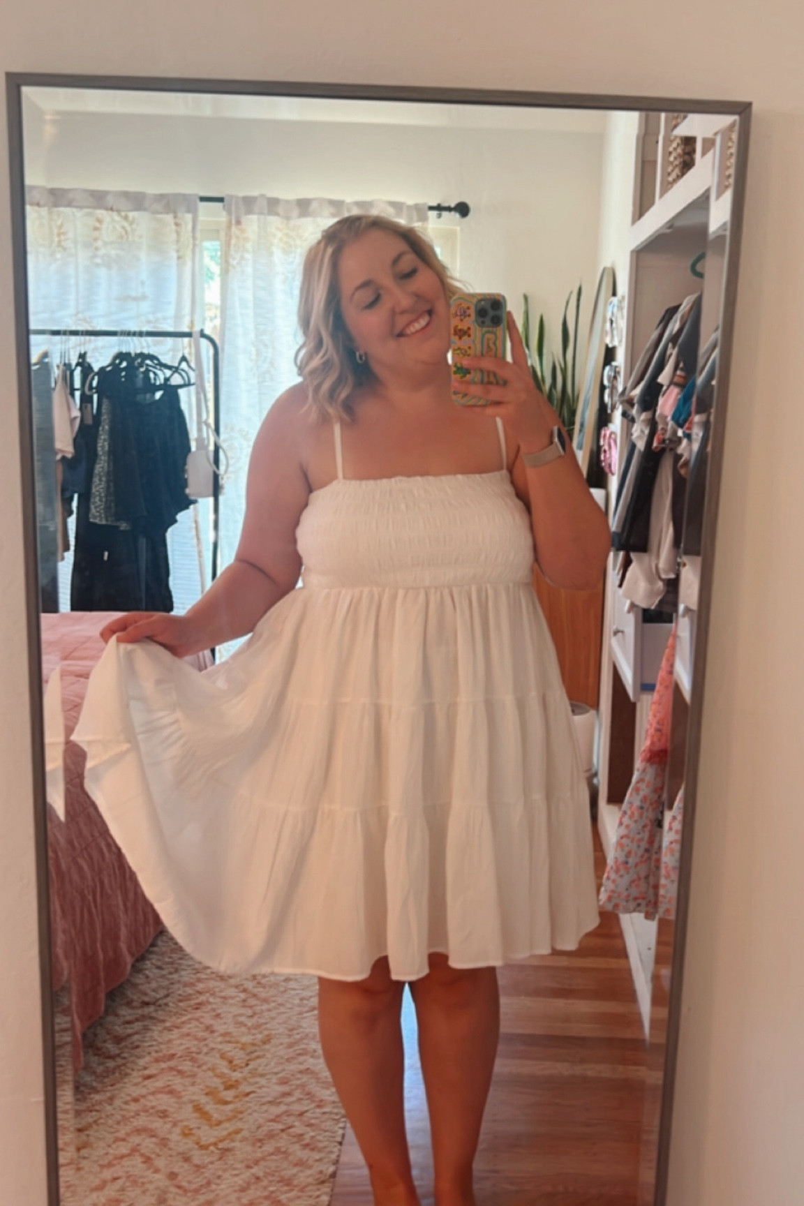 This brami sundress is BACK IN STOCK🤍🥳👗 Wearing 2XL - the perfect summer sundress with a built-in bra!!! 

#LTKPlusSize #LTKSeasonal #LTKStyleTip