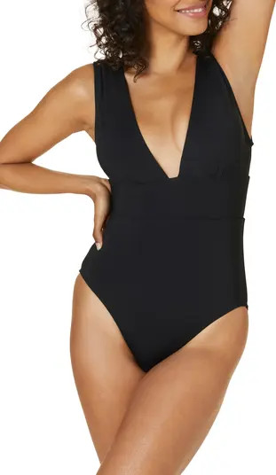 Mykonos Plunge One-Piece Swimsuit | Nordstrom