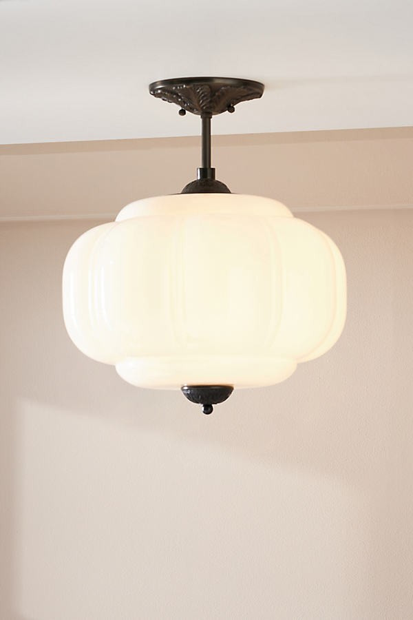 Eloise Glass Semi-Flush Mount | Anthropologie (US)