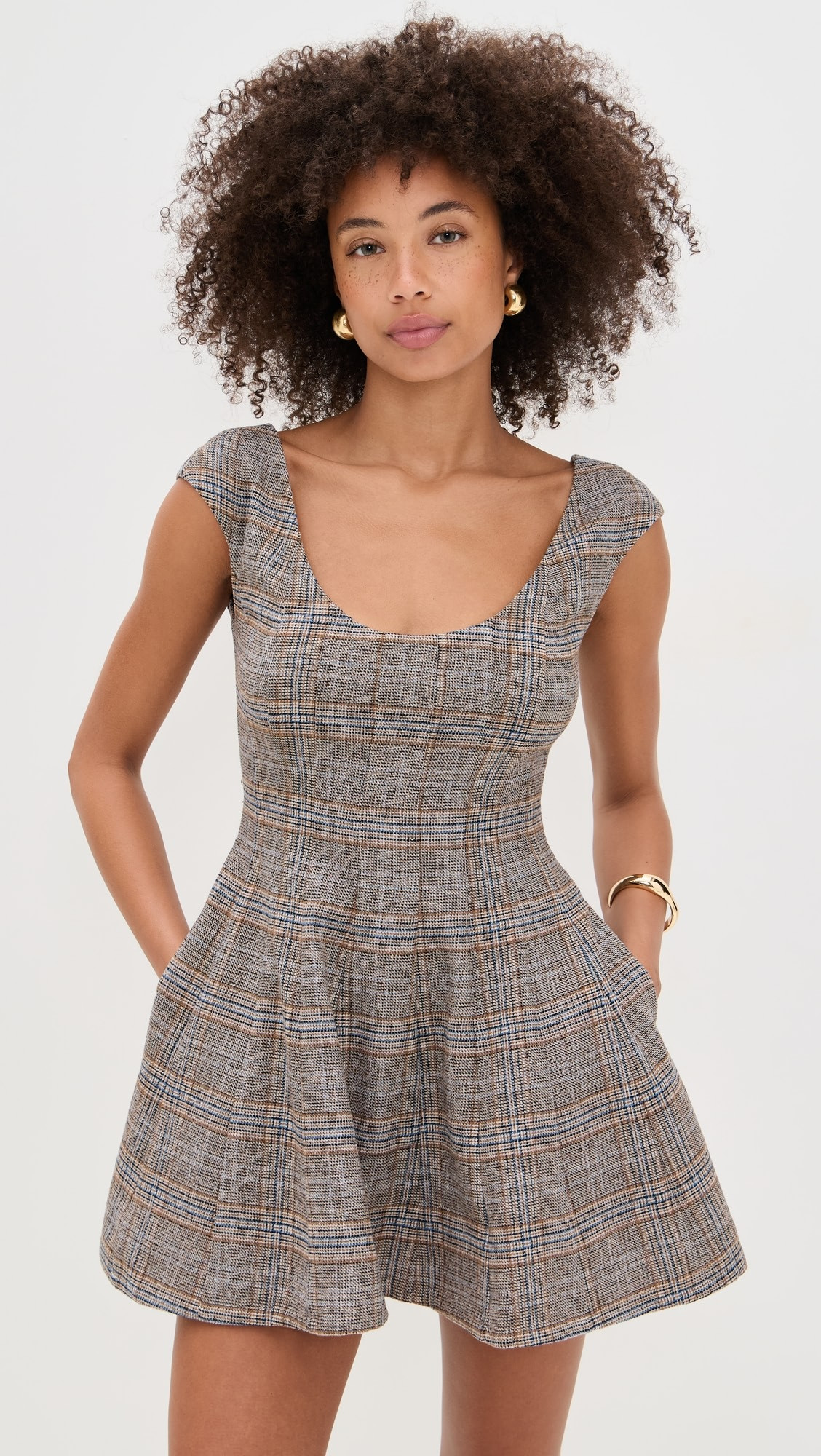 Leila Tartan Mini Dress | Shopbop