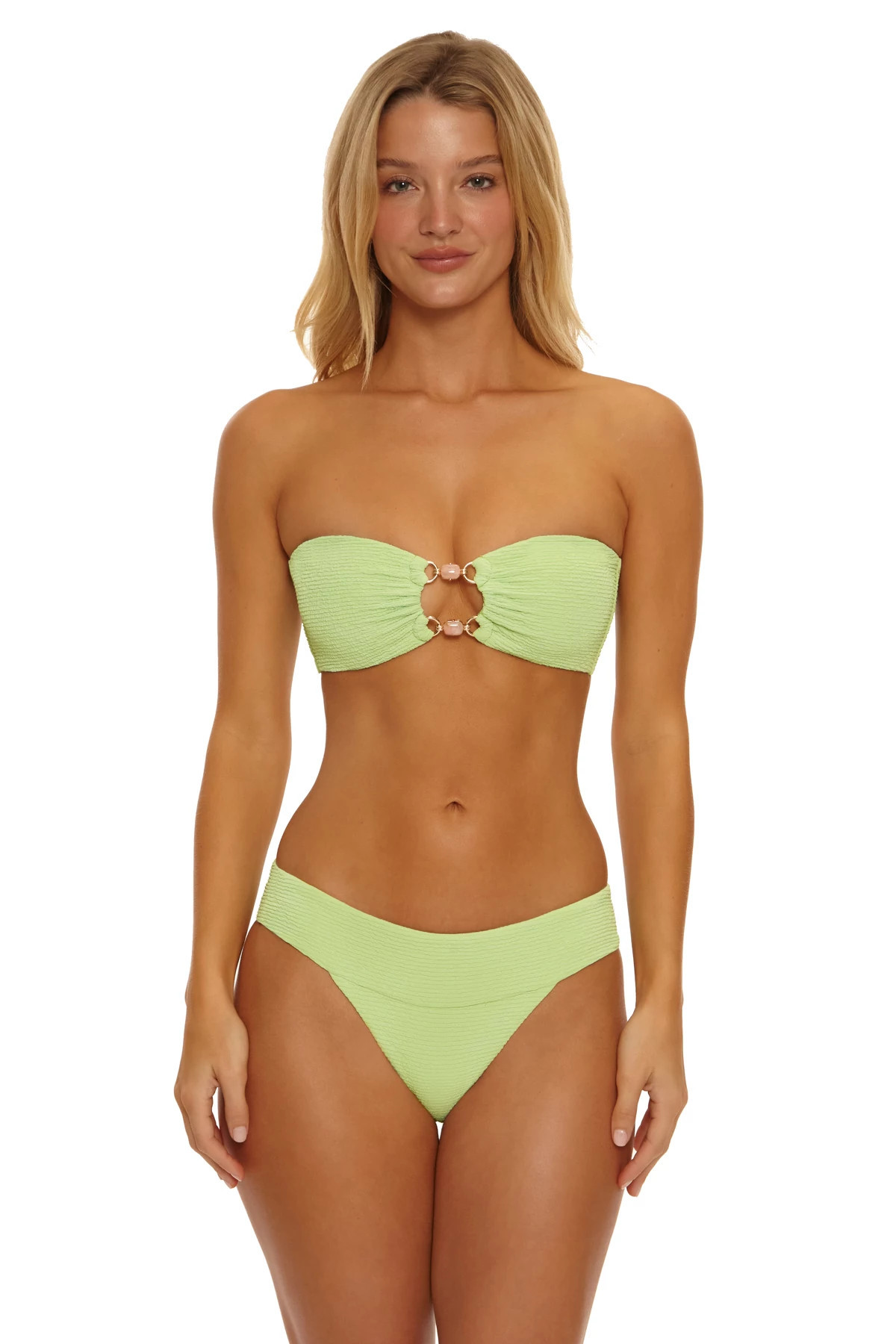 Trimed Textured Bandeau Bikini Top | Everything But Water