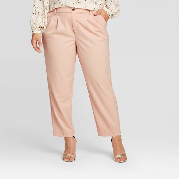 Women's Plus Size Pleat Front Trouser - A New Day™ | Target