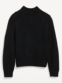 Mock-Neck Cropped Sweater for Women | Old Navy (US)