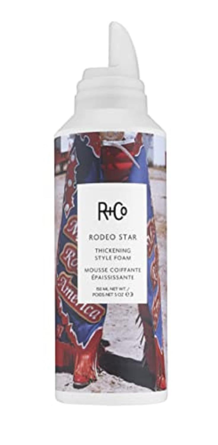 R+Co Rodeo Star Thickening Foam, Adds Dramatic Volume to Fine to Medium Hair | Amazon (US)