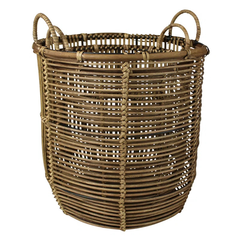 2 Piece Rattan Basket | Wayfair North America
