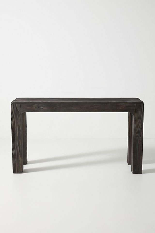Kiefer Pine Wood Console Table | Anthropologie (US)