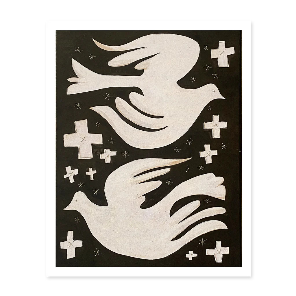 Turtle Doves Print | ALEX'S Art and Objects