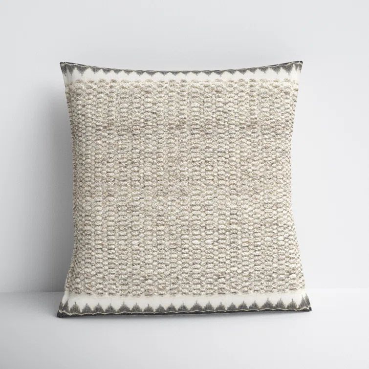 Caspian Wool Blend Throw Pillow | Wayfair North America