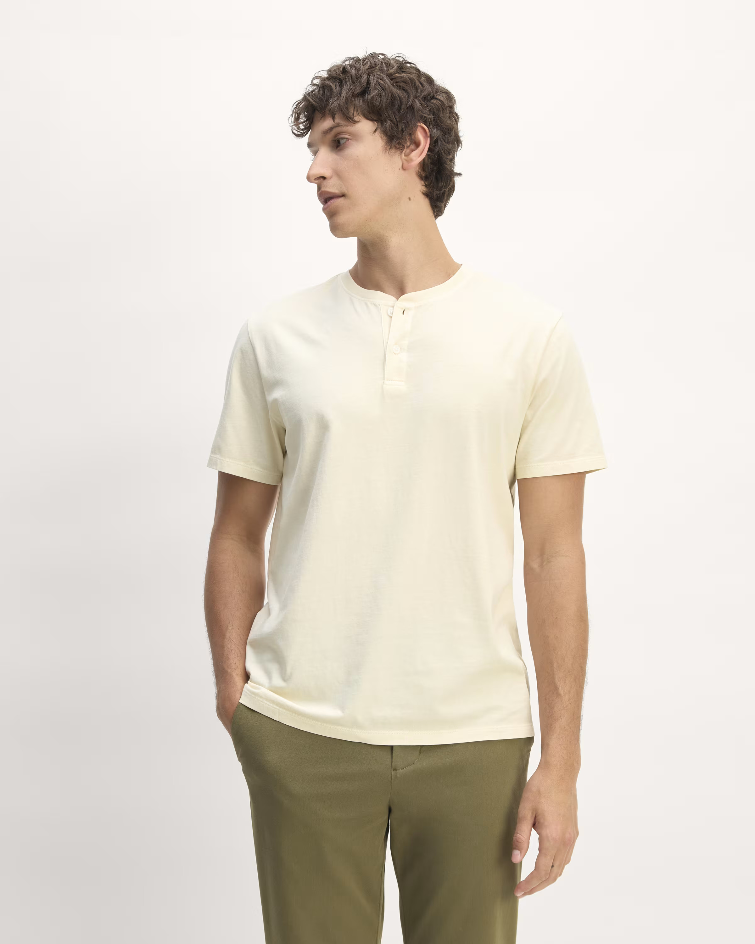 The Essential Organic Garment-Dyed Henley | Everlane